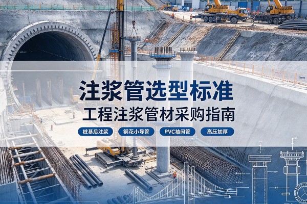 白塔注浆管选型标准