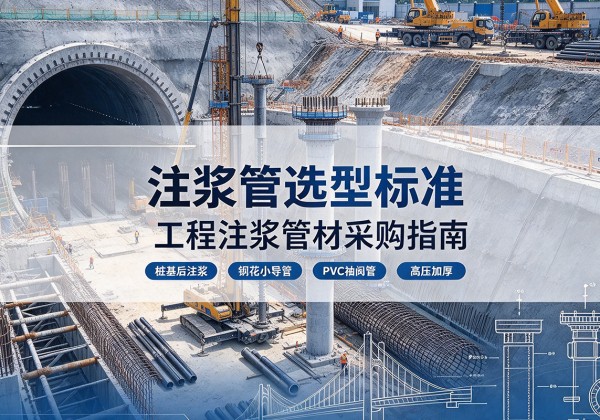 白塔注浆管选型标准